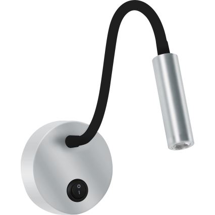 Brilagi - LED Flexibele wandlamp MAYA LED/3W/230V 4000K zilver