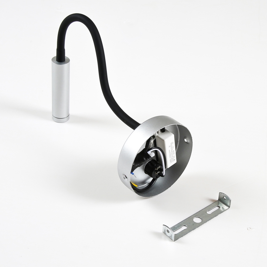 Brilagi - LED Flexibele wandlamp MAYA LED/3W/230V 4000K zilver