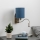 Brilagi - LED Flexibele wandlamp NUBILA 1xE27/25W/230V + LED/3W mat chroom/donkerblauw