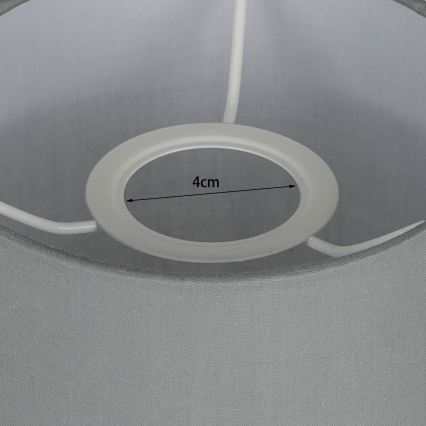 Brilagi - Flexibele LED-wandlamp NUBILA 1xE27/25W/230V + LED/3W messing/lichtgrijs