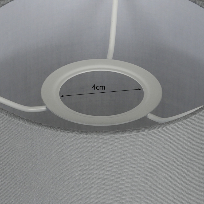 Brilagi - LED-flexibele wandlamp NUBILA 1xE27/25W/230V + LED/3W wit/lichtgrijs