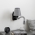 Brilagi - LED Flexibele wandlamp NUBILA 1xE27/25W/230V + LED/3W zwart/grijs
