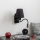 Brilagi - LED Flexibele wandlamp NUBILA 1xE27/25W/230V + LED/3W zwart