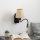 Brilagi - LED Flexibele wandlamp NUBILA 1xE27/25W/230V + LED/3W zwart/lichtbruin