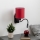 Brilagi - LED Flexibele wandlamp NUBILA 1xE27/25W/230V + LED/3W zwart/Pompejaanse rood