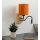Brilagi - LED flexibele wandlamp NUBILA WOOD 1xE27/25W/230V + LED/3W eiken/zwart/oranje