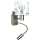 Brilagi - LED flexibele wandlamp voor kinderen BOBO 1xE27/25W/230V + LED/3W mat chroom/wit/blauw/met beertjes