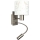 Brilagi - LED flexibele wandlamp voor kinderen BOBO 1xE27/25W/230V + LED/3W mat chroom/wit/konijntjes