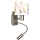 Brilagi - LED flexibele wandlamp voor kinderen BOBO 1xE27/25W/230V + LED/3W mat chroom/wit met dierenmotief