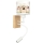 Brilagi - LED flexibele wandlamp voor kinderen BOBO WOOD 1xE27/25W/230V + LED/3W eiken/wit/roze/feeën