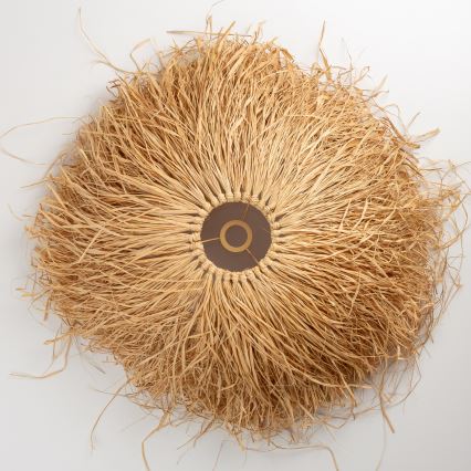 Brilagi - LED-hanglamp aan een kabel CERIA BOHO 1xE27/40W/230V Ø 60 cm raffia