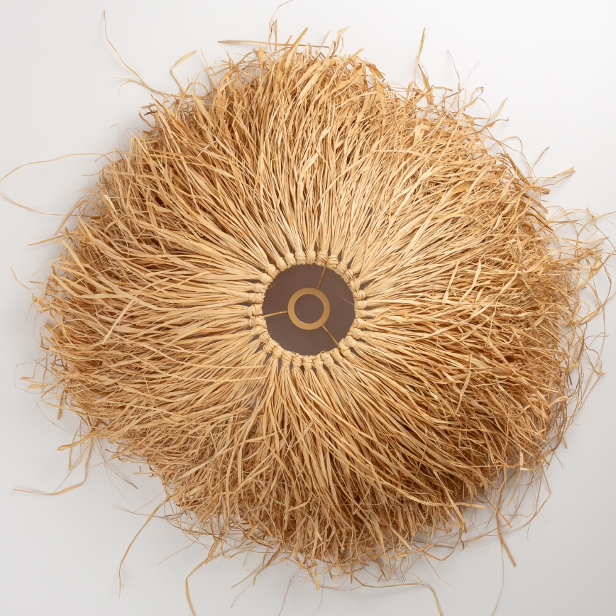 Brilagi - LED-hanglamp aan een kabel CERIA BOHO 1xE27/40W/230V Ø 60 cm raffia