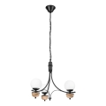 Brilagi - LED Hanglamp aan een ketting COTTAGE 3xG9/40W/230V beuken/wit