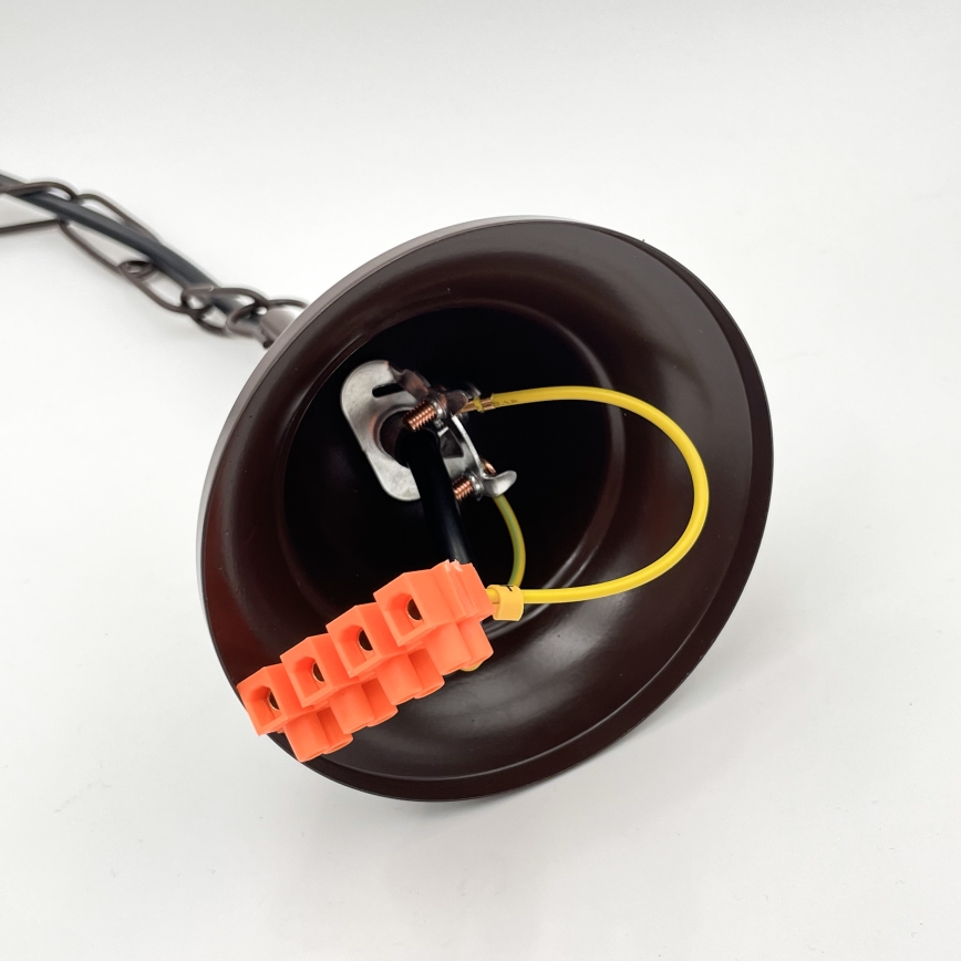 Brilagi - LED Hanglamp aan een ketting COTTAGE 3xG9/40W/230V bruin/wit