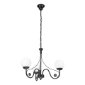 Brilagi - LED Hanglamp aan een ketting COTTAGE 3xG9/40W/230V zwart/wit