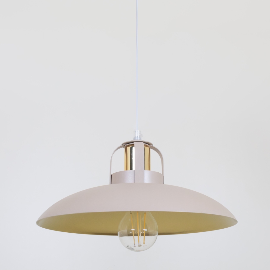 Brilagi - LED Hanglamp aan een koord FLAMENGO 1xE27/60W/230V beige