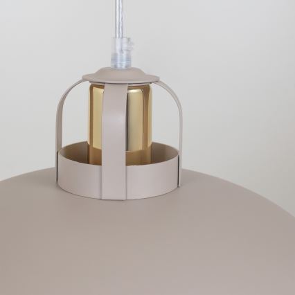 Brilagi - LED Hanglamp aan een koord FLAMENGO 1xE27/60W/230V beige