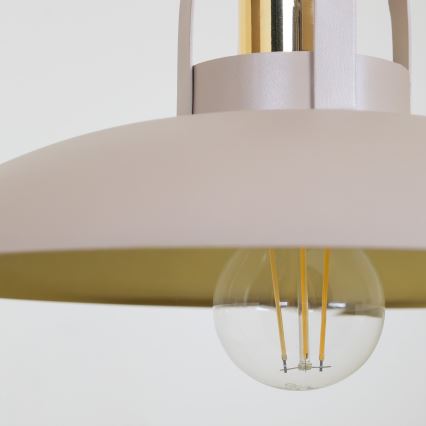 Brilagi - LED Hanglamp aan een koord FLAMENGO 1xE27/60W/230V beige