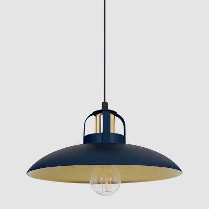 Brilagi - LED Hanglamp aan een koord FLAMENGO 2xE27/60W/230V blauw