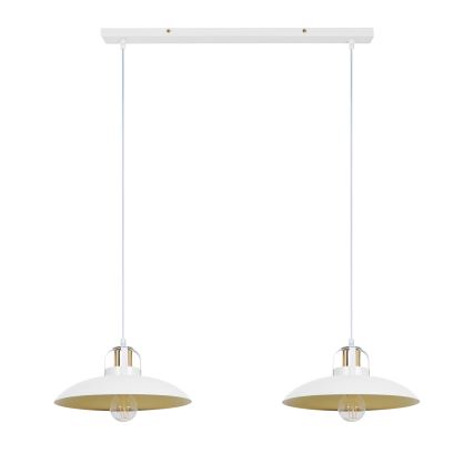 Brilagi - LED Hanglamp aan een koord FLAMENGO 2xE27/60W/230V wit