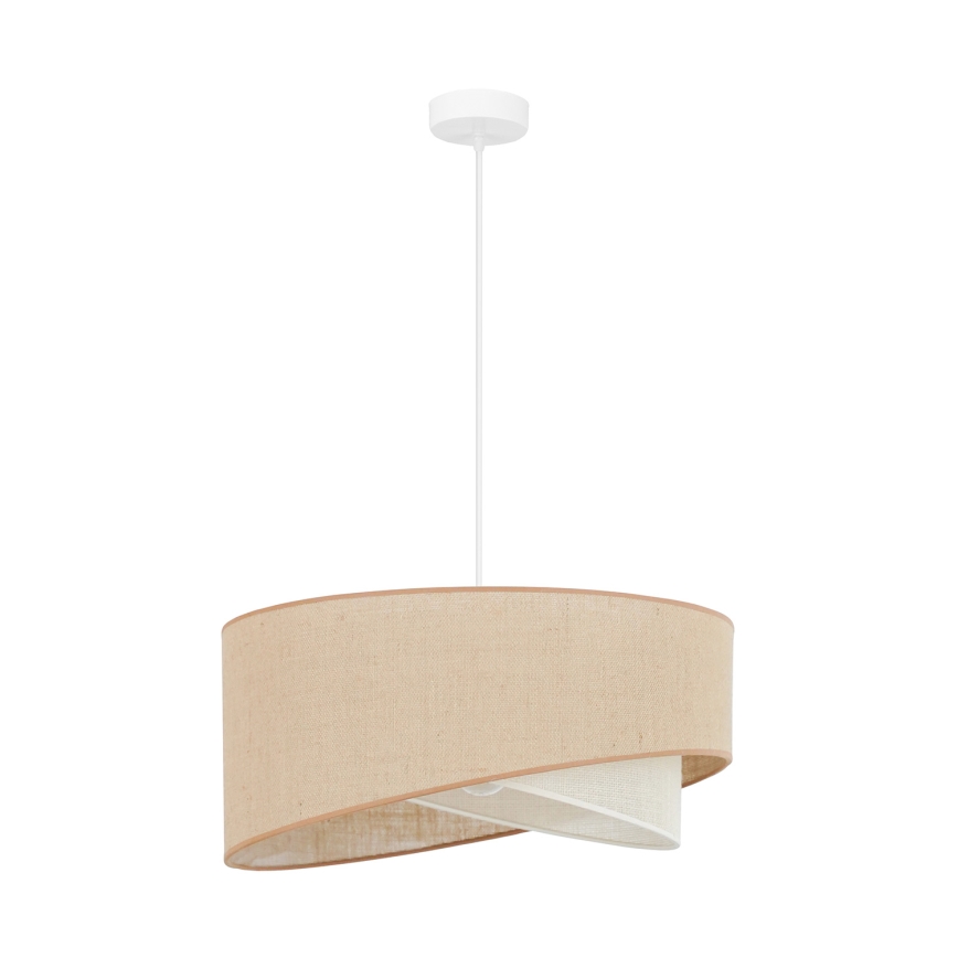 Brilagi - LED Hanglamp aan een koord LYRA 1xE27/15W/230V beige/crème