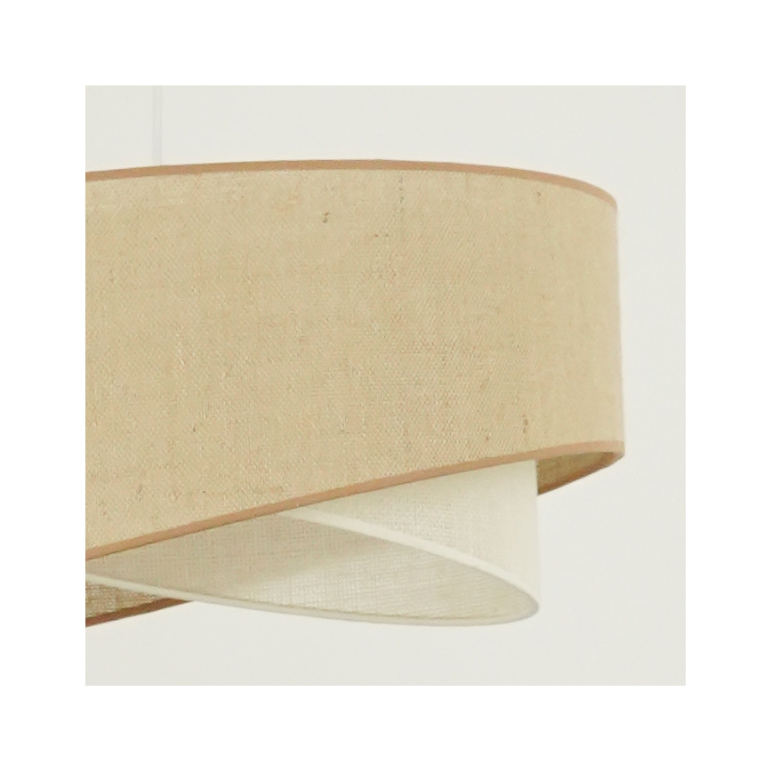 Brilagi - LED Hanglamp aan een koord LYRA 1xE27/15W/230V beige/crème
