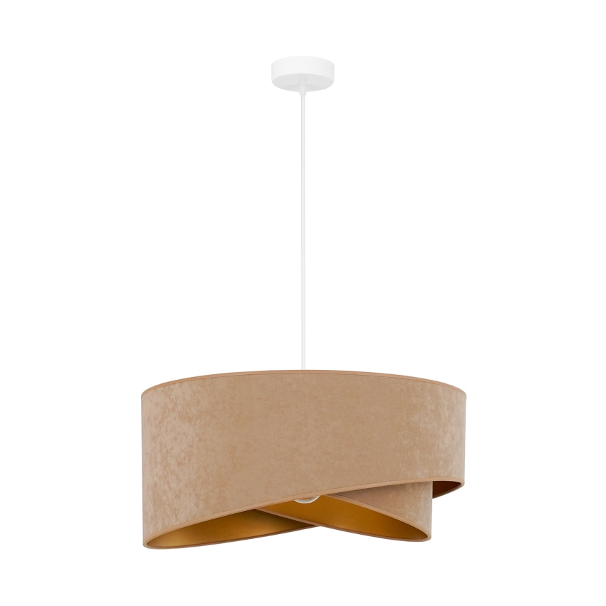 Brilagi - LED Hanglamp aan een koord LYRA 1xE27/15W/230V bruin/goud