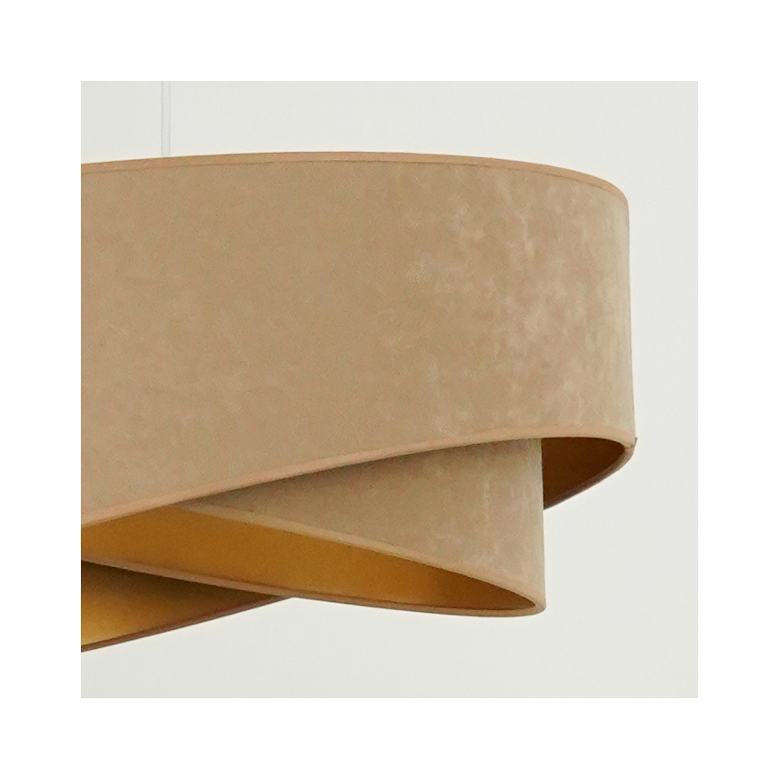 Brilagi - LED Hanglamp aan een koord LYRA 1xE27/15W/230V bruin/goud
