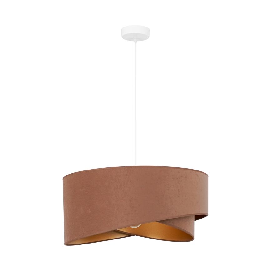 Brilagi - LED Hanglamp aan een koord LYRA 1xE27/15W/230V bruin/goud