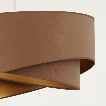 Brilagi - LED Hanglamp aan een koord LYRA 1xE27/15W/230V bruin/goud