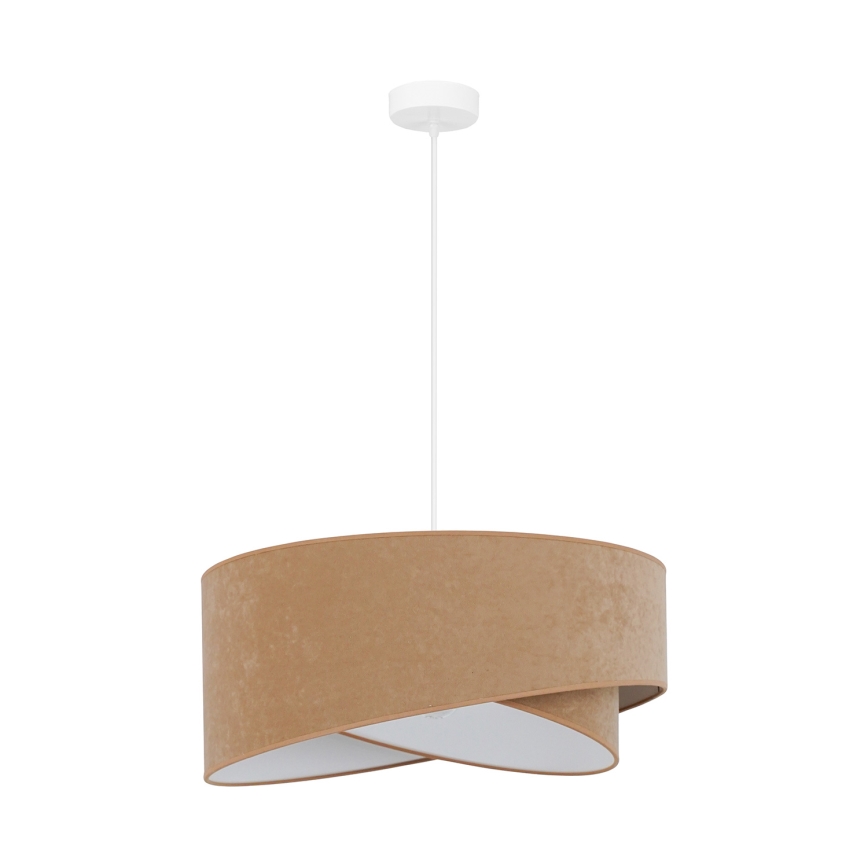 Brilagi - LED Hanglamp aan een koord LYRA 1xE27/15W/230V bruin/wit
