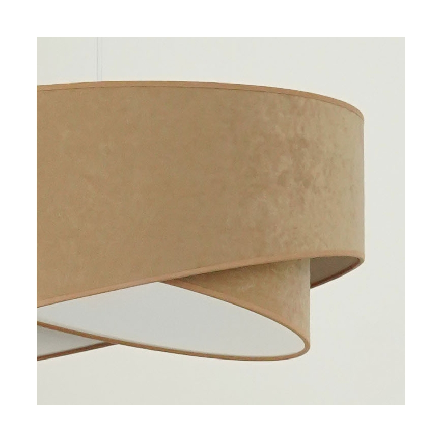 Brilagi - LED Hanglamp aan een koord LYRA 1xE27/15W/230V bruin/wit