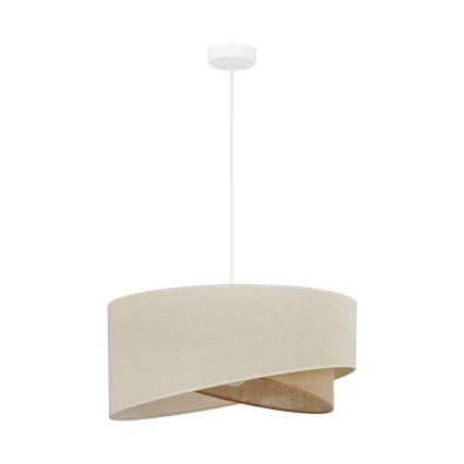 Brilagi - LED Hanglamp aan een koord LYRA 1xE27/15W/230V crème/beige