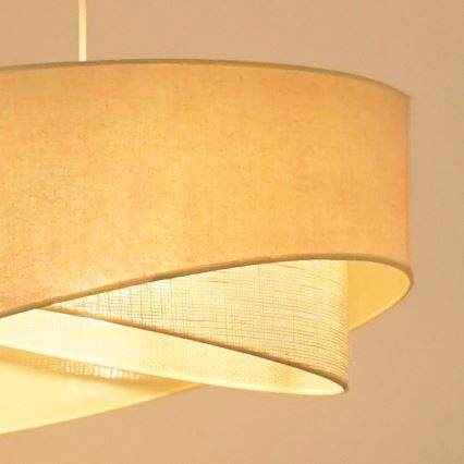 Brilagi - LED Hanglamp aan een koord LYRA 1xE27/15W/230V crème