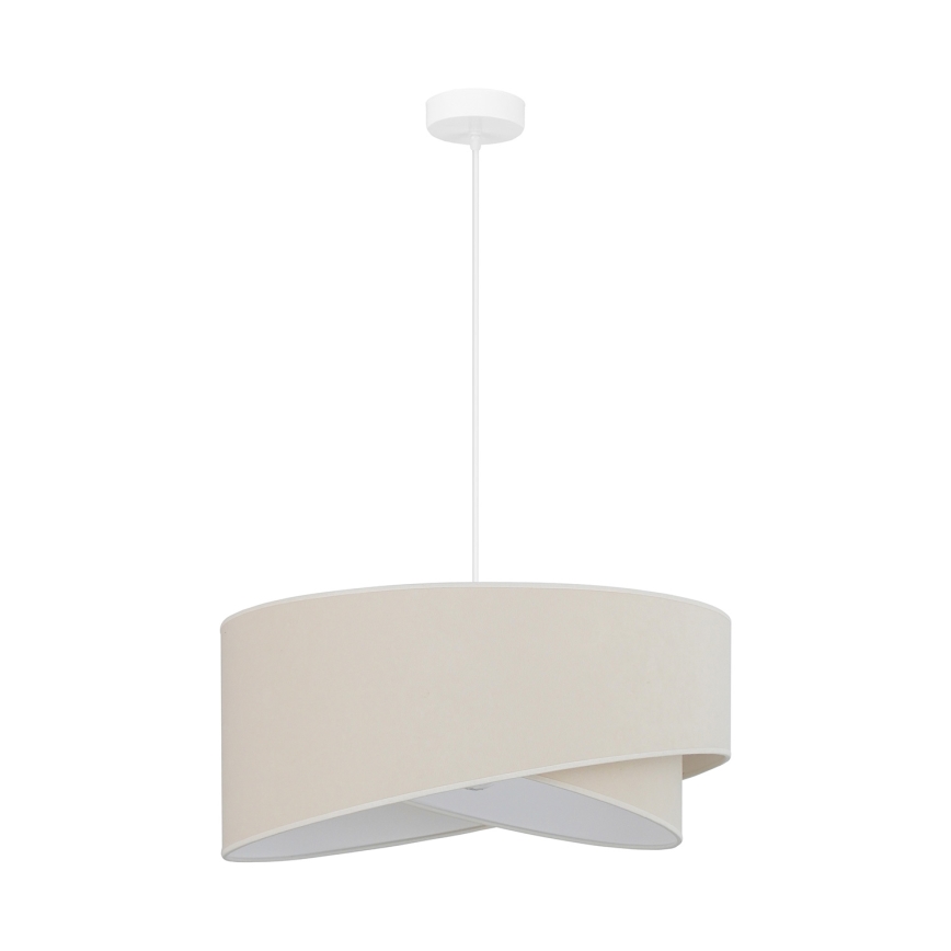 Brilagi - LED Hanglamp aan een koord LYRA 1xE27/15W/230V crème/wit