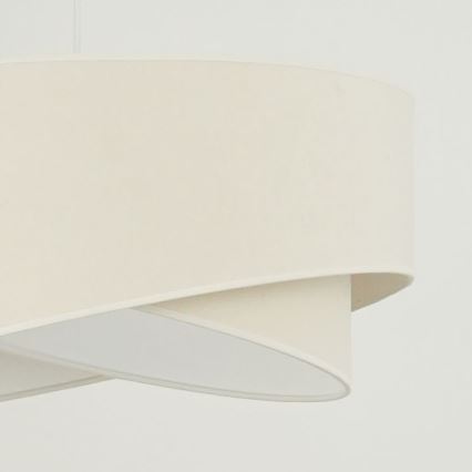 Brilagi - LED Hanglamp aan een koord LYRA 1xE27/15W/230V crème/wit
