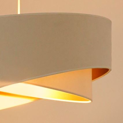 Brilagi - LED Hanglamp aan een koord LYRA 1xE27/15W/230V crème/wit