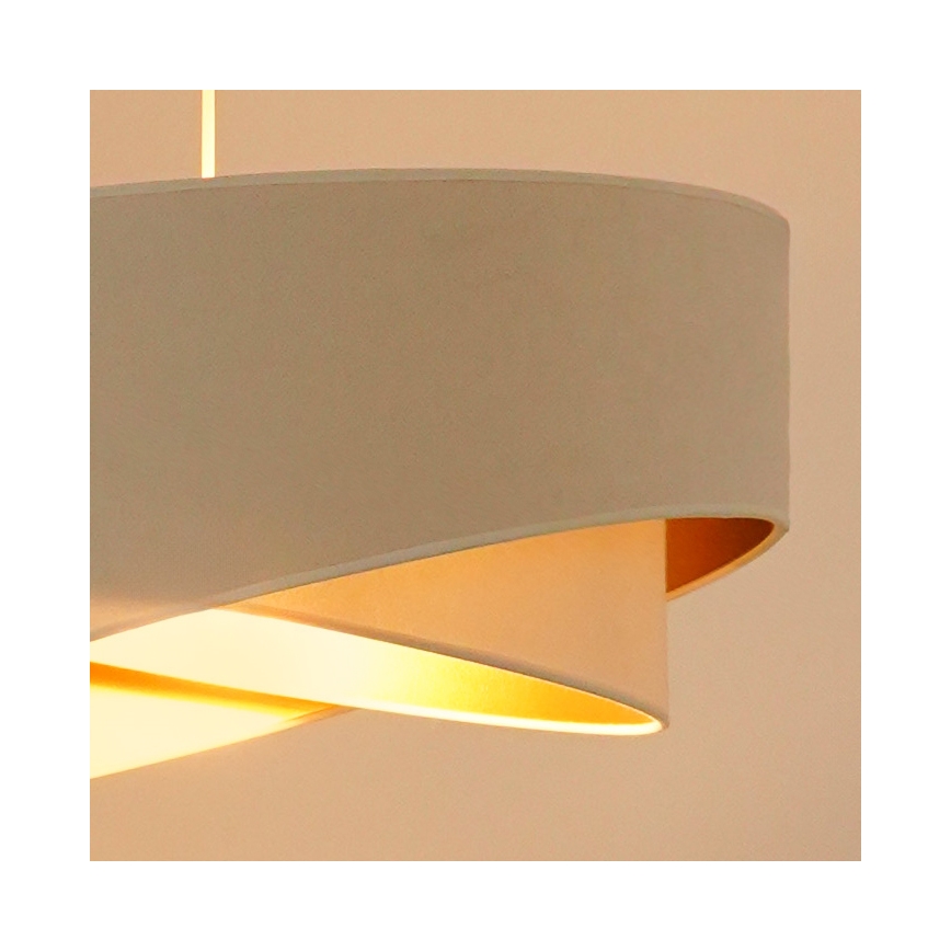 Brilagi - LED Hanglamp aan een koord LYRA 1xE27/15W/230V crème/wit