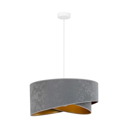 Brilagi - LED Hanglamp aan een koord LYRA 1xE27/15W/230V grijs/goud