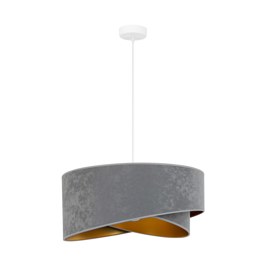 Brilagi - LED Hanglamp aan een koord LYRA 1xE27/15W/230V grijs/goud