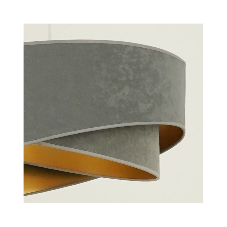 Brilagi - LED Hanglamp aan een koord LYRA 1xE27/15W/230V grijs/goud
