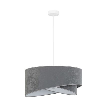 Brilagi - LED Hanglamp aan een koord LYRA 1xE27/15W/230V grijs/wit