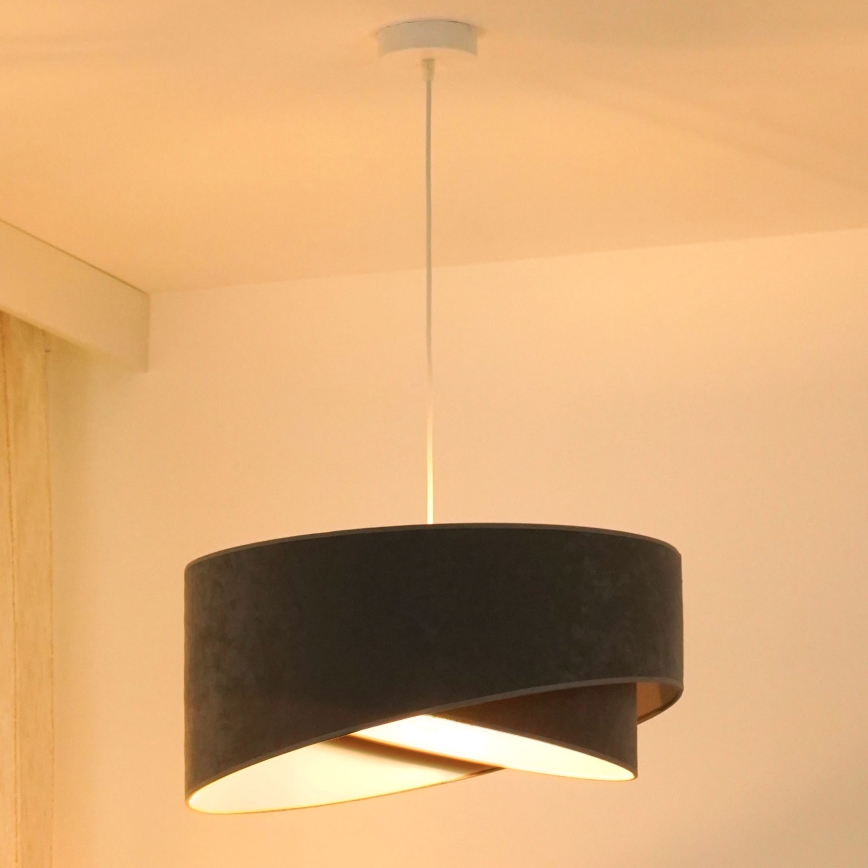 Brilagi - LED Hanglamp aan een koord LYRA 1xE27/15W/230V grijs/wit
