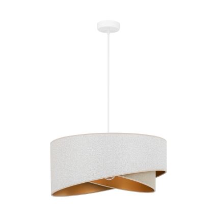 Brilagi - LED Hanglamp aan een koord LYRA 1xE27/15W/230V wit/beige/goud