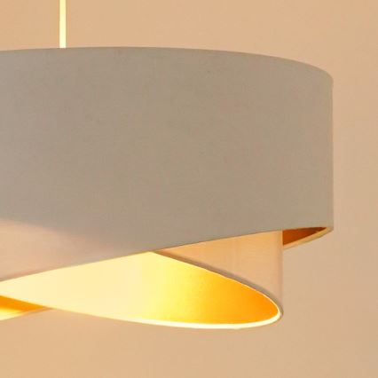 Brilagi - LED Hanglamp aan een koord LYRA 1xE27/15W/230V wit/goud