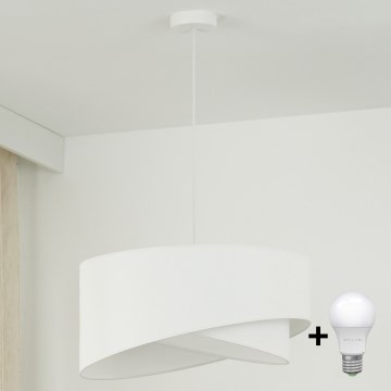 Brilagi - LED Hanglamp aan een koord LYRA 1xE27/15W/230V wit