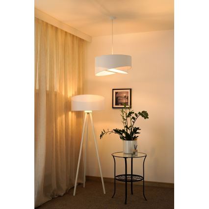 Brilagi - LED Hanglamp aan een koord LYRA 1xE27/15W/230V wit