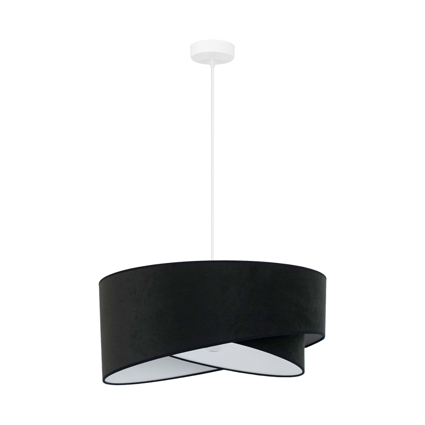Brilagi - LED Hanglamp aan een koord LYRA 1xE27/15W/230V zwart/wit