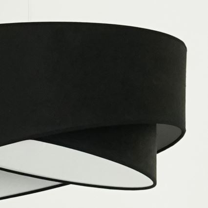 Brilagi - LED Hanglamp aan een koord LYRA 1xE27/15W/230V zwart/wit