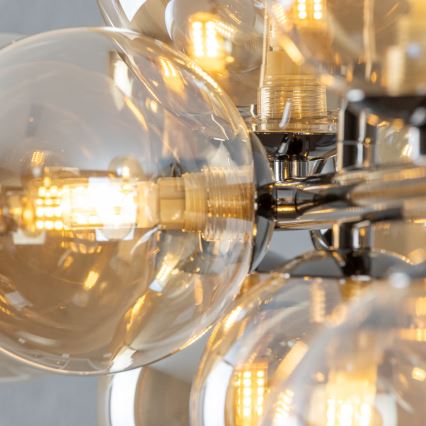 Brilagi - LED Hanglamp aan een koord MILLA 10xG9/3W/230V glanzend chroom/goud